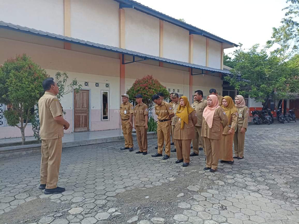 Pelaksanaan Apel Pagi Senin, 13 Mei 2024