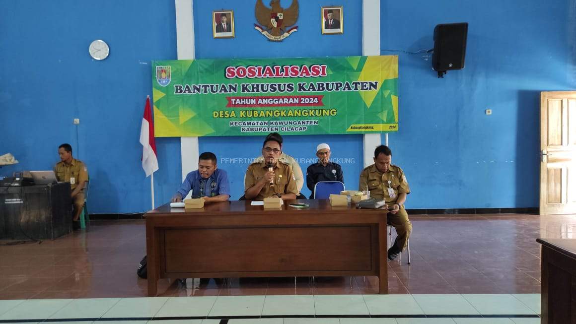 SOSIALISASI BANTUAN KHUSUS KABUPATEN